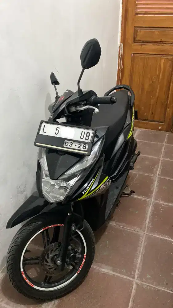 Honda BeAT eSP CBS 2018 (plat L, pajak panjang, atas nama sendiri)