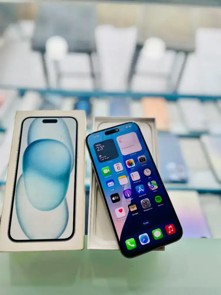 Iphone 15 plus 256gb Lengkap Inter Beacukai