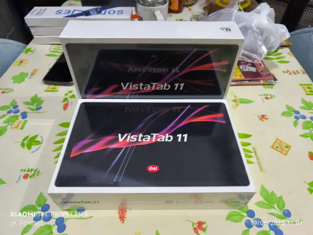 Itel VistaTab 11 4G 4/128 garansi resmi BARU : segel dus