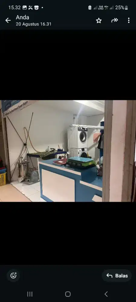 Dijual meja kasir lokasi apartemen kalibata