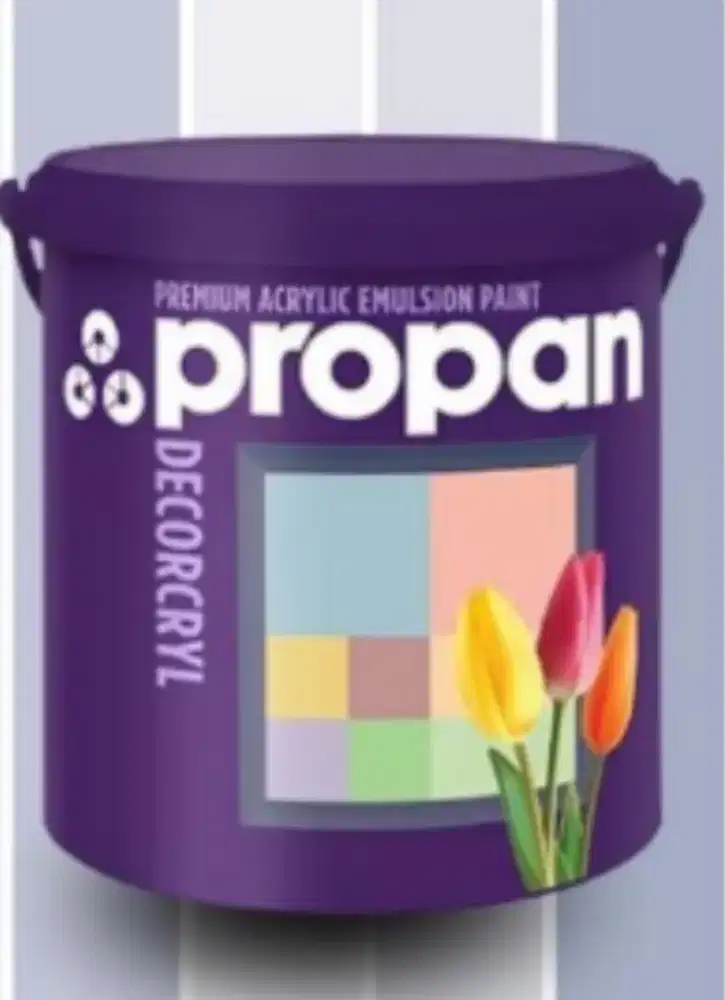 Jual cat tembok propan 1pail/25kg warna abu abu