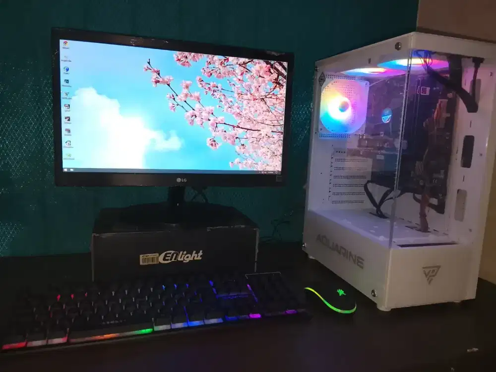 PC CORE i5 Gen 4 (Haswell) + Monitor FULLSET tinggal pakai