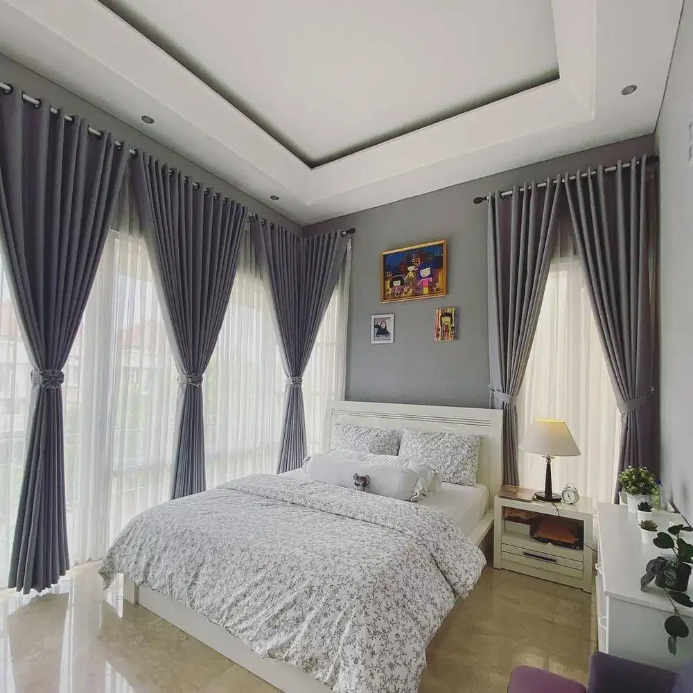 Cod Gorden Blackout Pasang Skat Klinik Hordeng Pintu Gordyn Vitrase