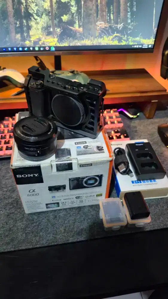 Sony A6000 Kit Fullset Mulus