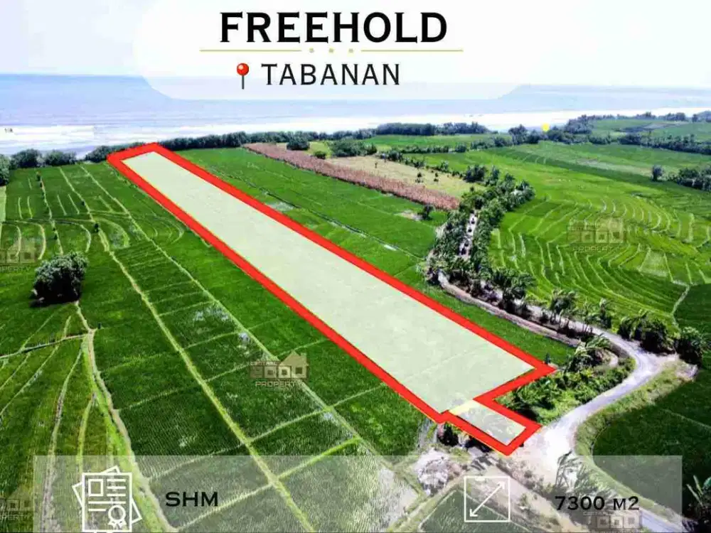 Exclusive Beachfront Land in Tibubiu, Kerambitan – Tabanan, Bali