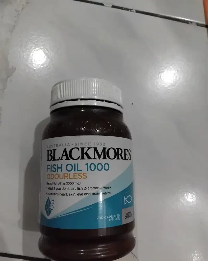 Blackmores fish oil 1000 odourless