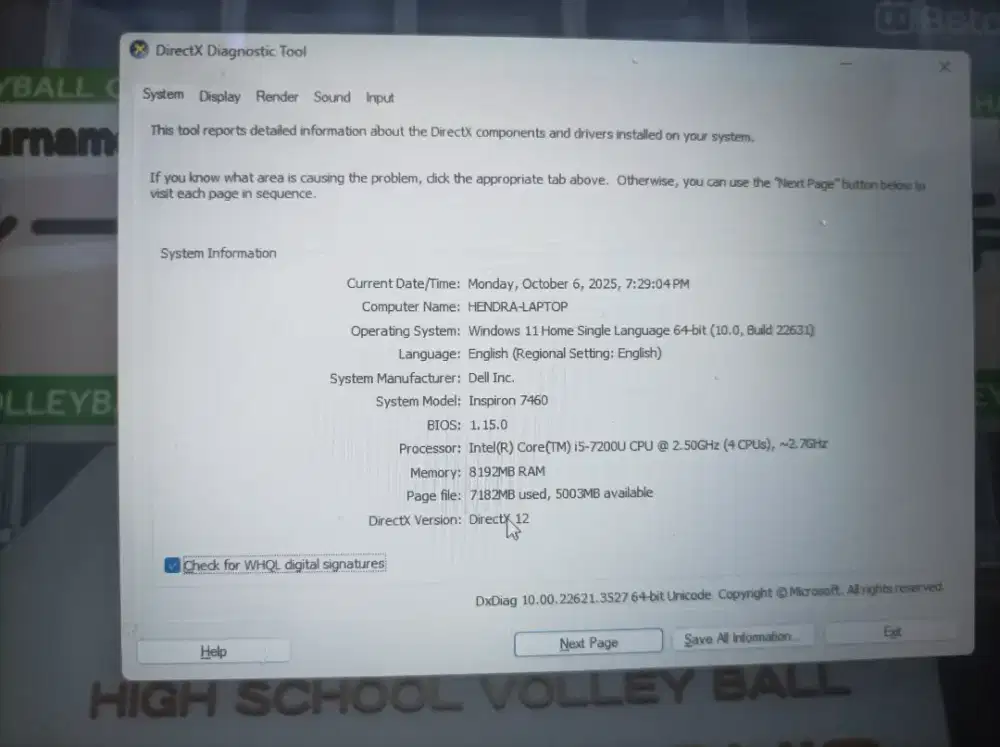 Dell core i5 1TB