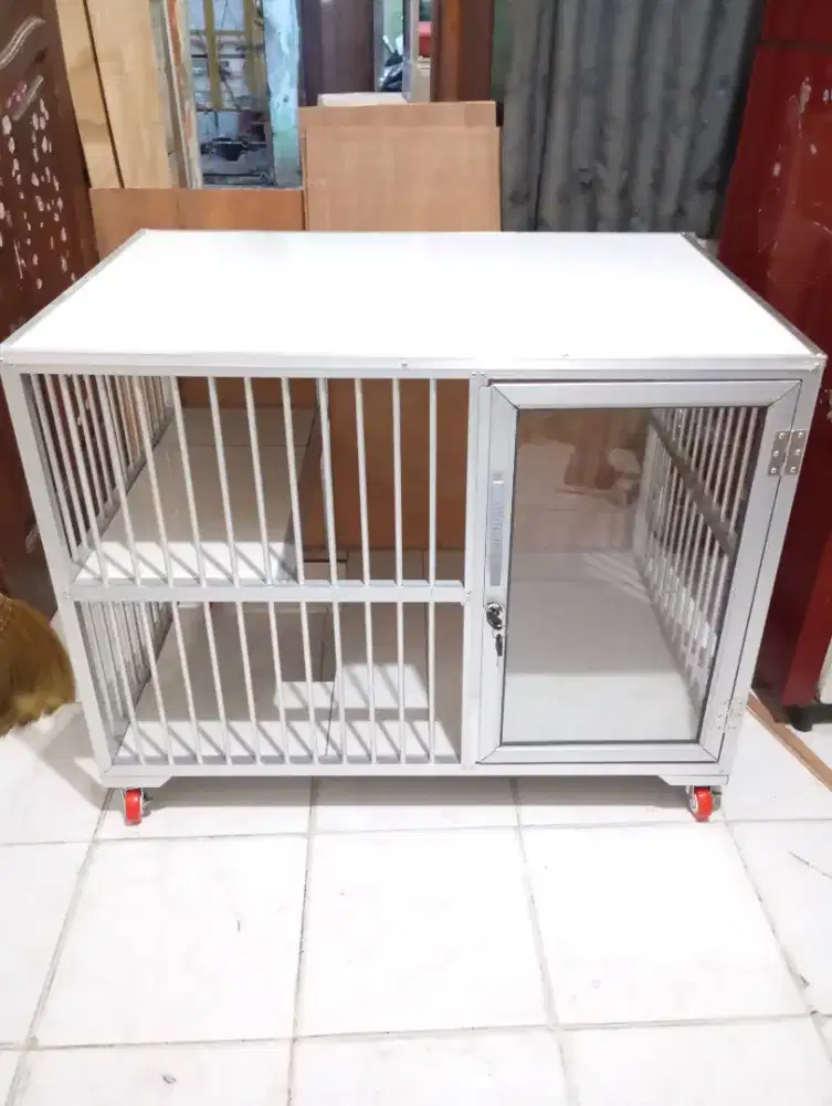 Kandang kucing alumunium