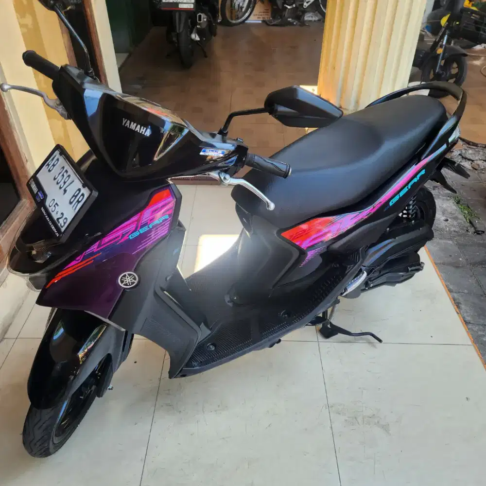 Gear 125 f1 hitam 2019 Gbm bisa tunai atau kredit