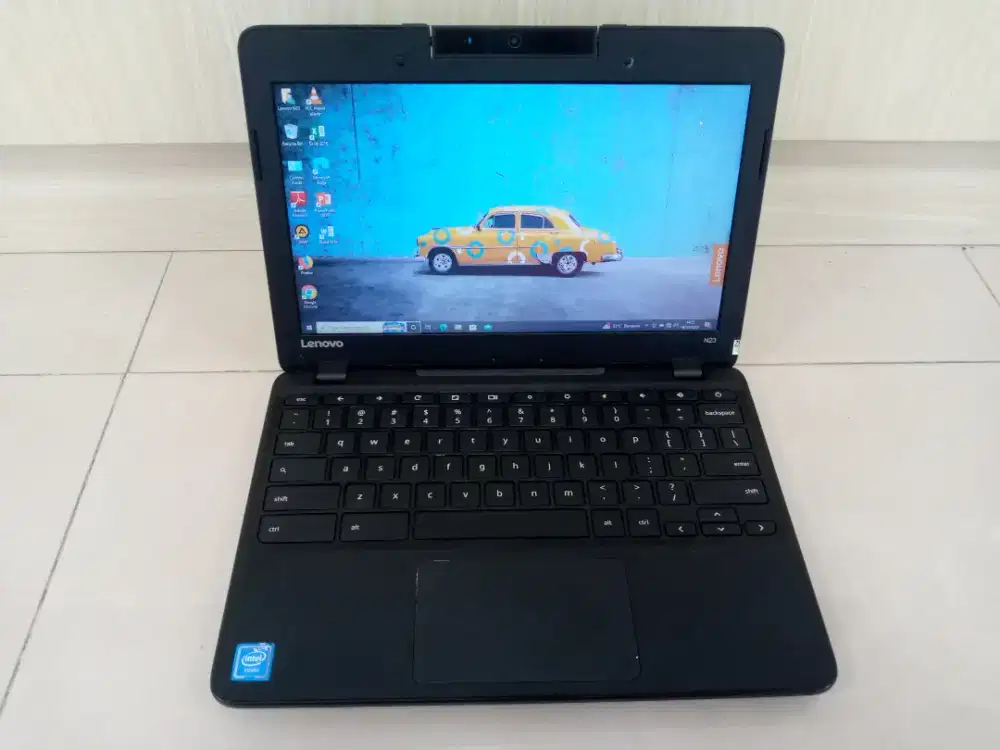 JUAL NOTEBOOK LENOVO 12INCH CHROME WINDOWS 10 OFFICE SLIM MULUS