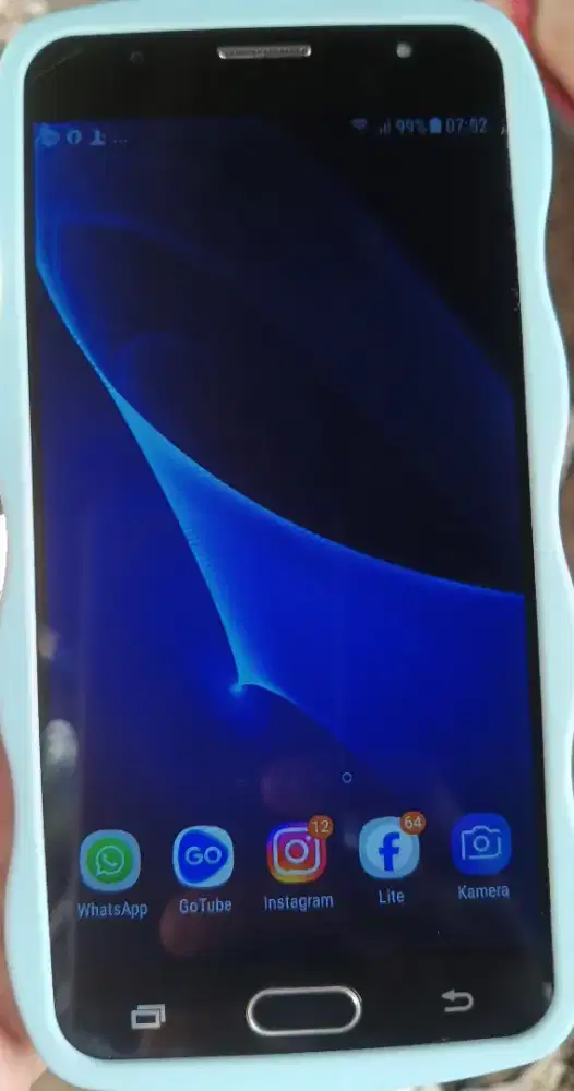 jual hp samsung j7 ori layar amoled bagus banar