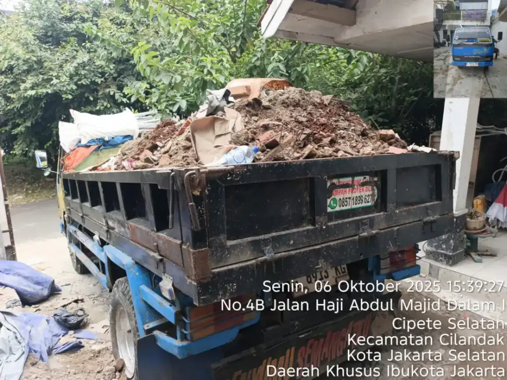 Jasa buang puing dan sampah