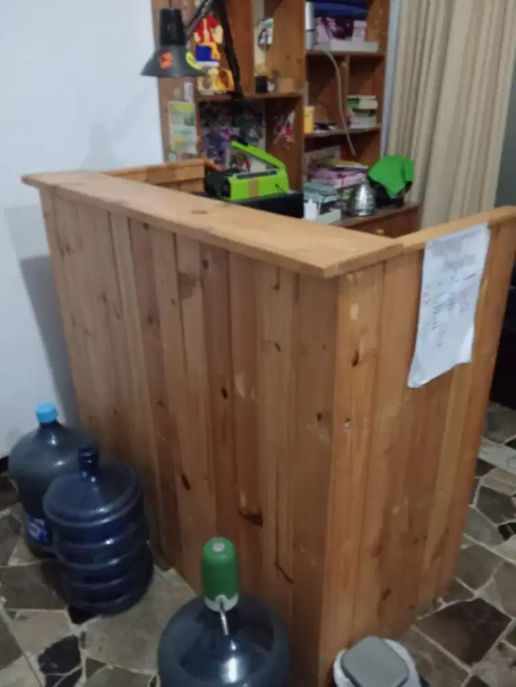 Meja kasir jati belanda