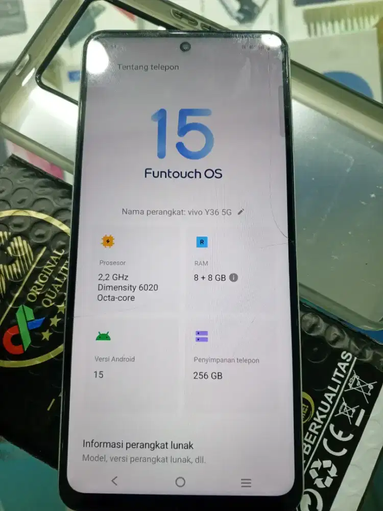 Vivo y36 5G ram 8+8/256 NFC