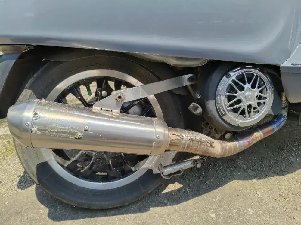 Kenalpot vespa matic
