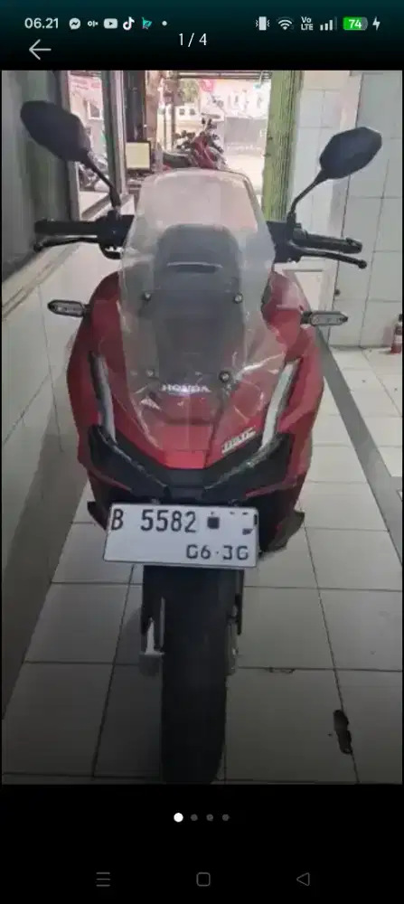Adv 160 abs merah th 2025 km 88 TT kredit