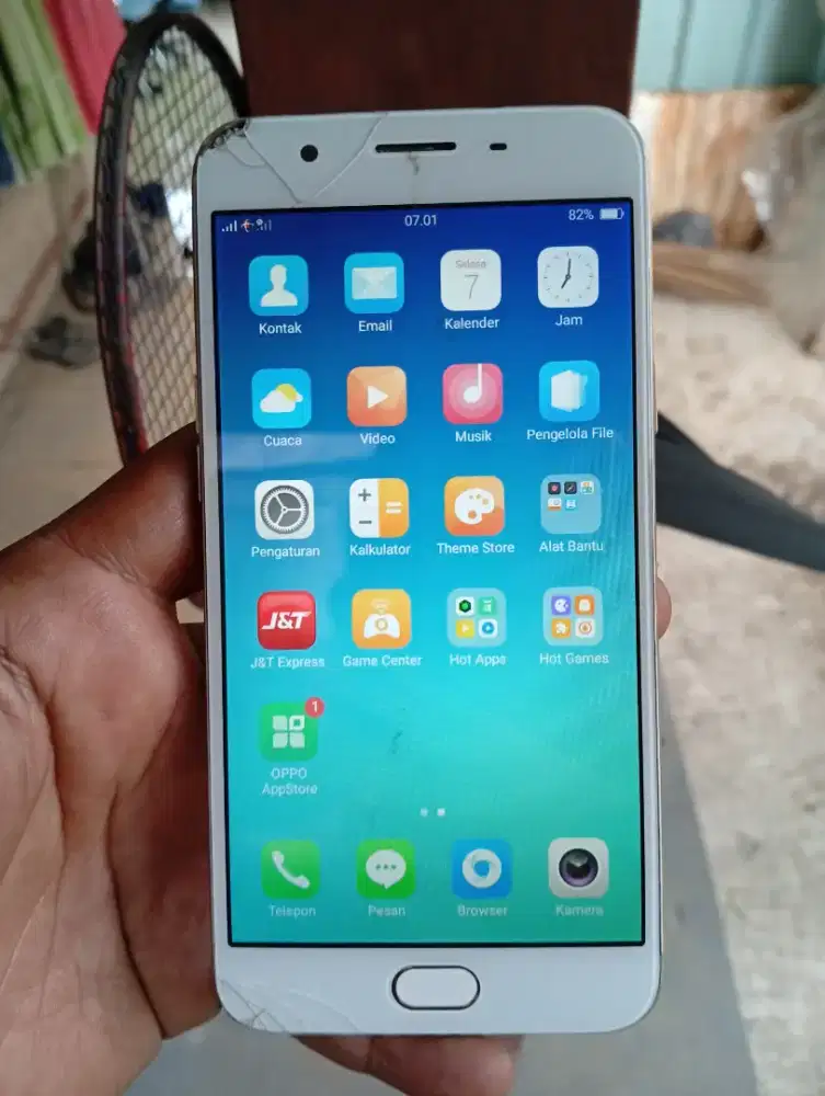 Sale Oppo f1s ram 4/64 hp,kabel cas mnus retak normal sidik jari aman