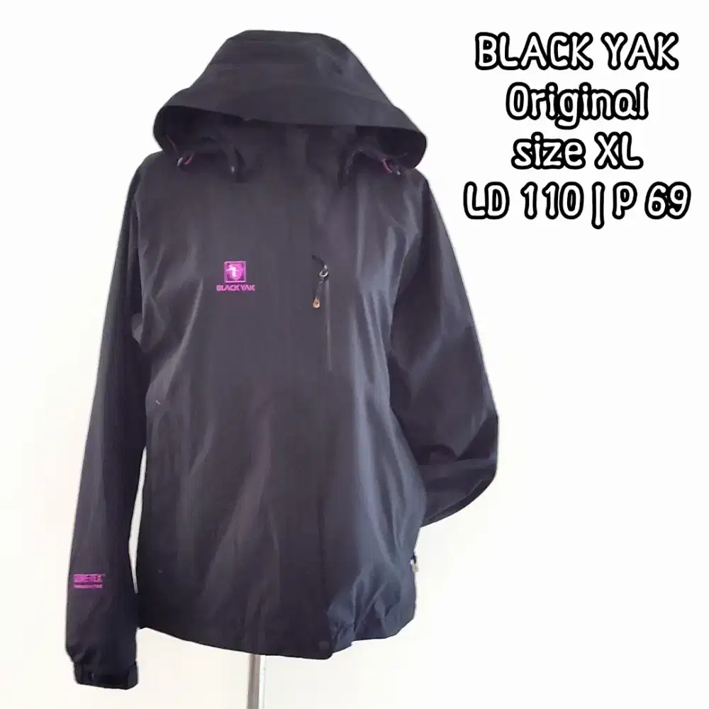 Jaket outdoor jaket gunung BLACK YAK Original size 100 (XL), preloved