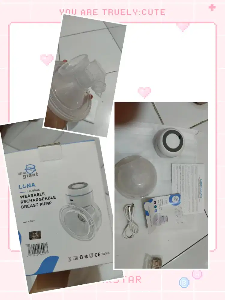 Pumping Little Giant Luna LG-6946 Wearable Breast Pump