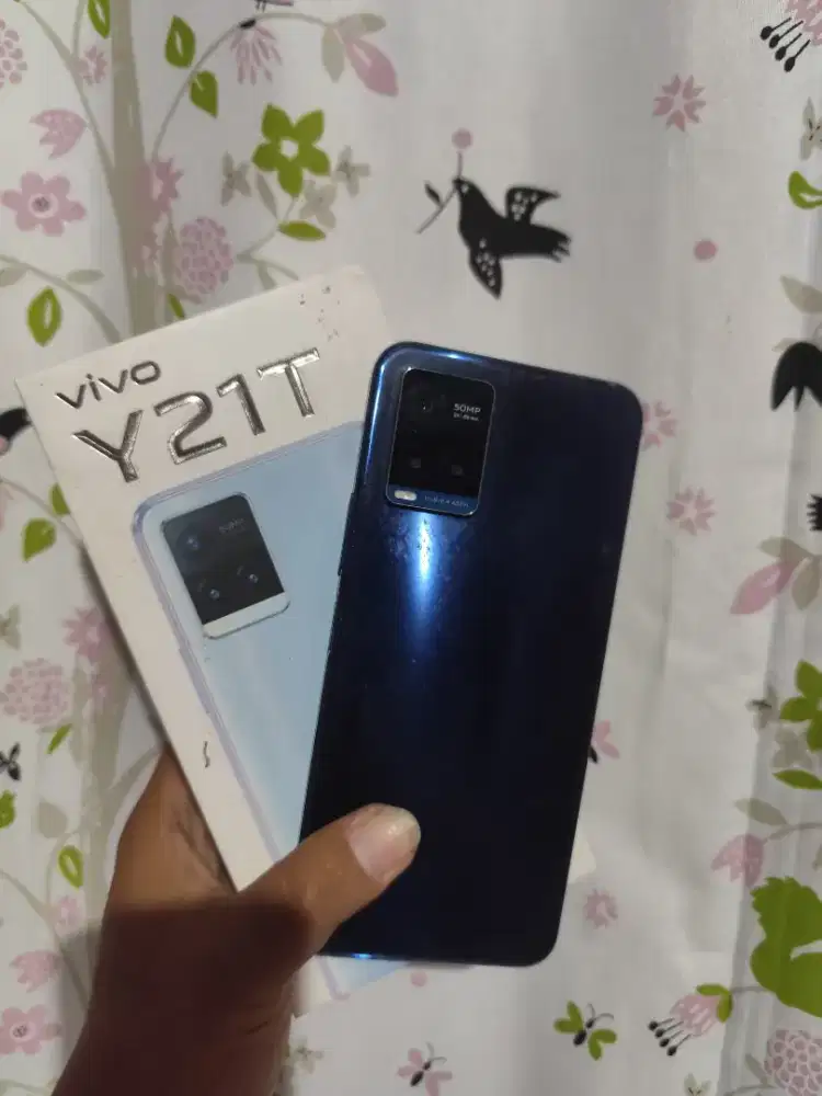 Vivo Y21T 6/128 fullset nominus segel dijamin ORI bukan refurbish