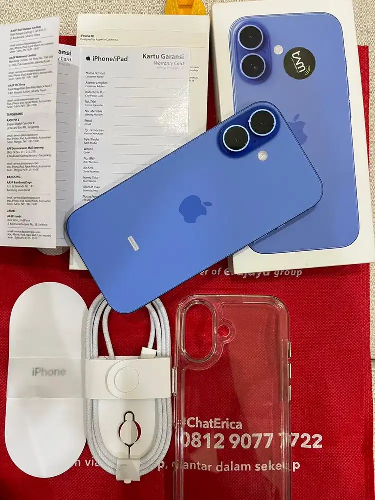 iPhone 16 128Gb Garansi iBox Fullset Like New