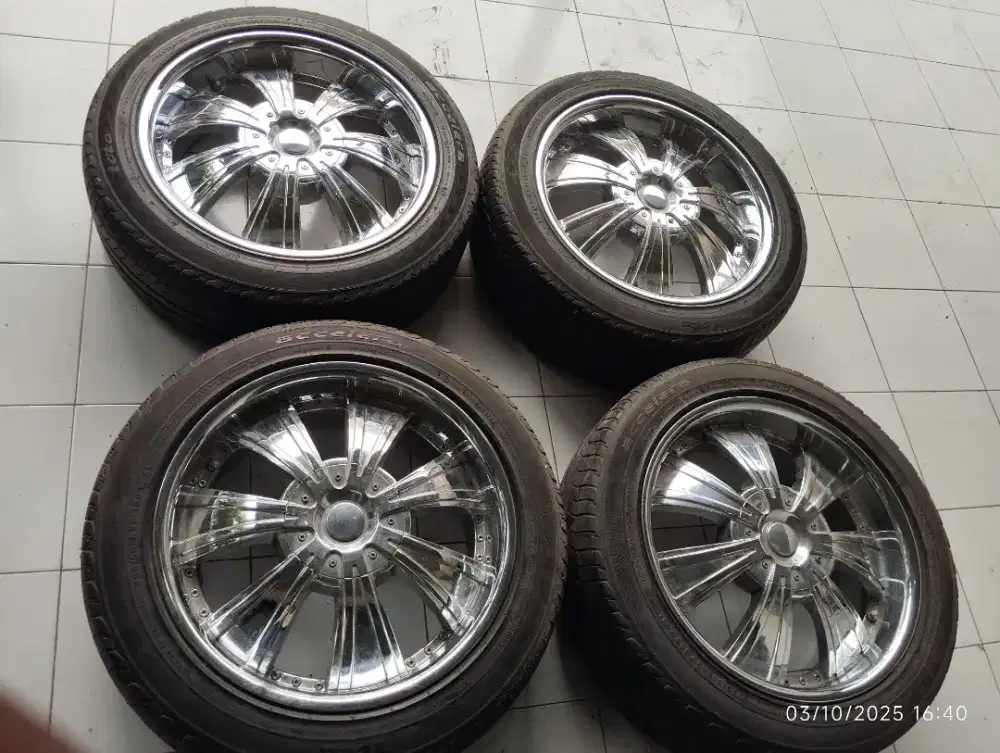 Velg R20 lubang 6 bekas Fortuner