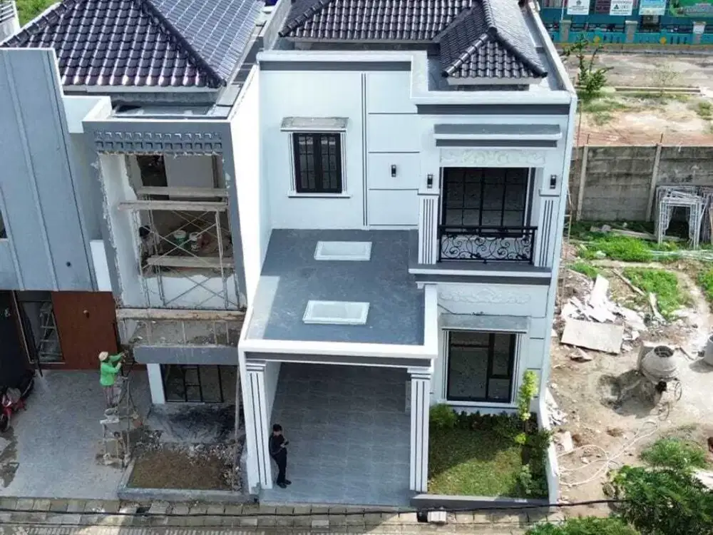RUMAH 2 LANTAI MODERN STRATEGIS DIPUSAT KOTA BANDAR LAMPUNG
