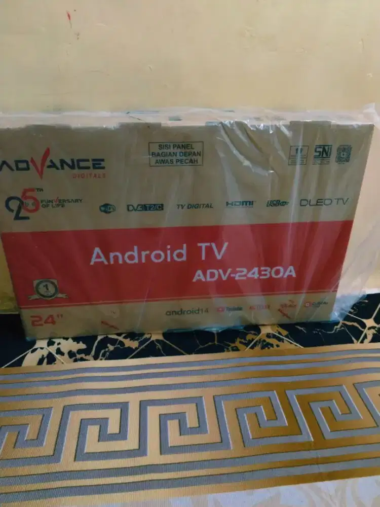 Tv Android advance 24 inch baru segel