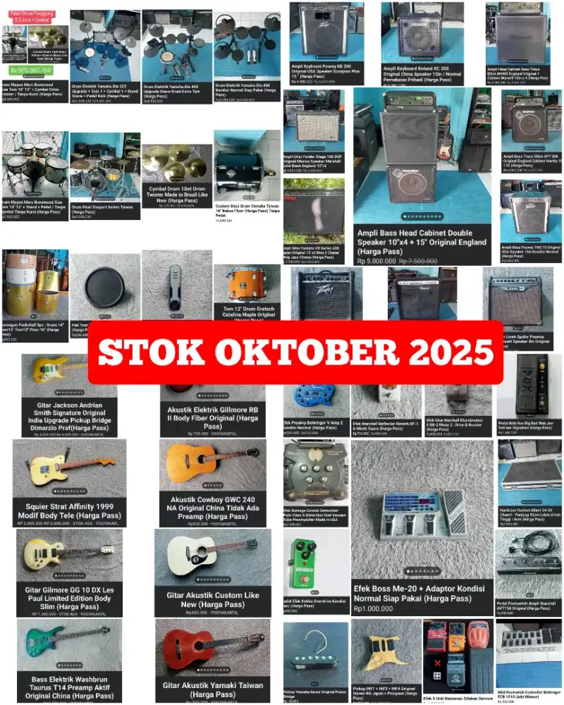 Jual Alat Musik Jogja