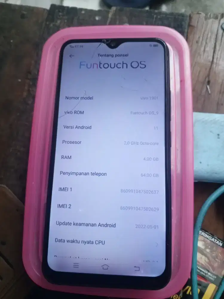 vivo Y15 4/64 bekas pakai