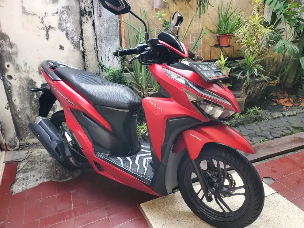 Honda Vario 150 Keyless Merah doff 2020 Full orisinil.