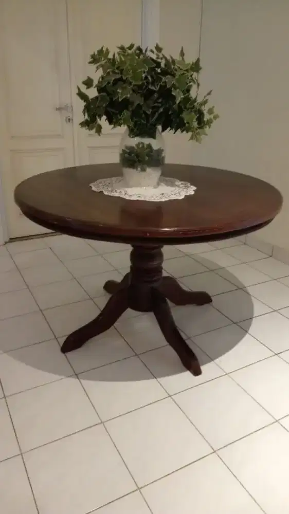 Meja Kayu Jati 120cm