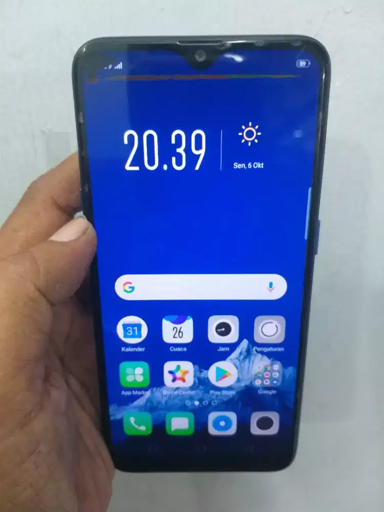 Hp Oppo A5s,Ram 3/32,hp saja,kondisi normal,minus LCD sesuai foto.