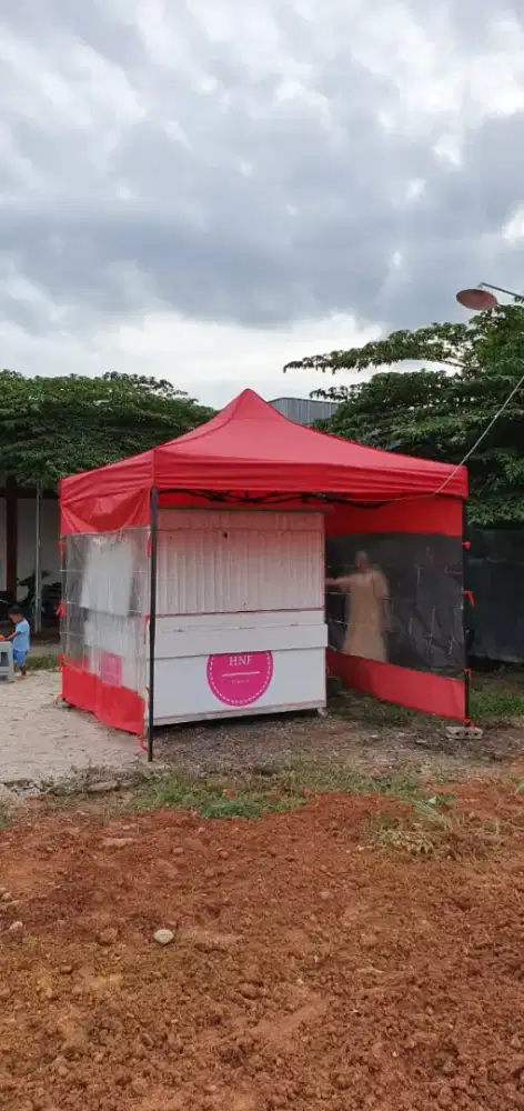 Tenda lipat matic praktis gazebo portable payung buat jualan