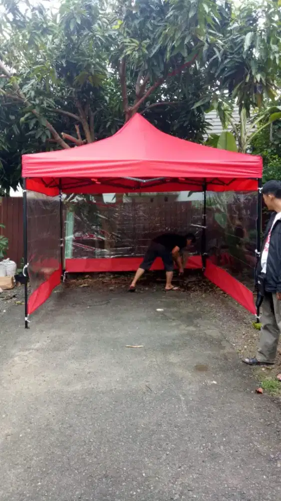 Tenda lipat matic praktis gazebo portable payung buat jualan