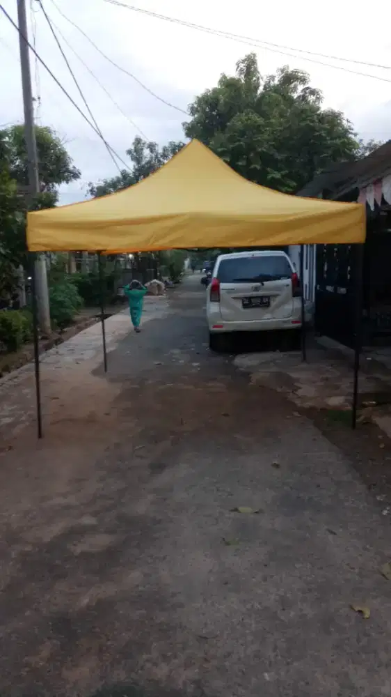 Tenda lipat matic praktis gazebo portable payung buat jualan