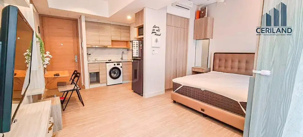 For SALE  1 Bed Apartemen Taman Anggrek Residence Full Furnished