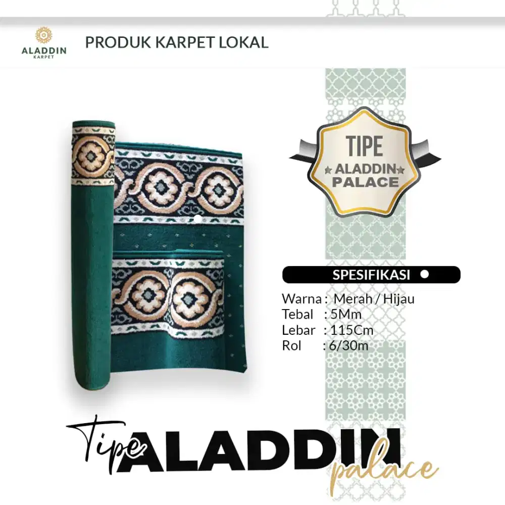KArpet Masjid Aladdin Palace