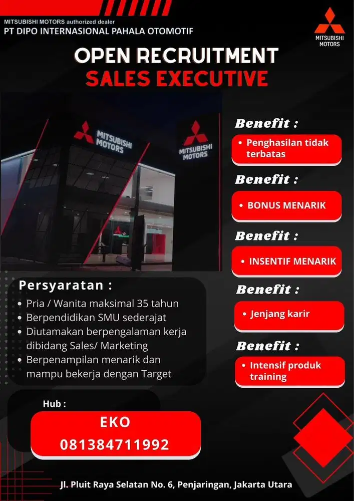 Sales Counter Mitsubishi