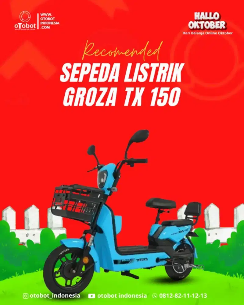 Sepedah listrik groza tx150