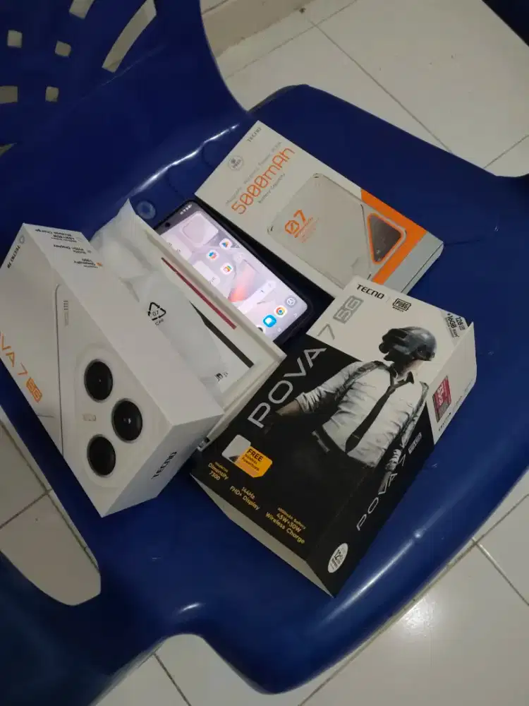 Pova 7 5g 8/128 FULLSET pemakaian sehari