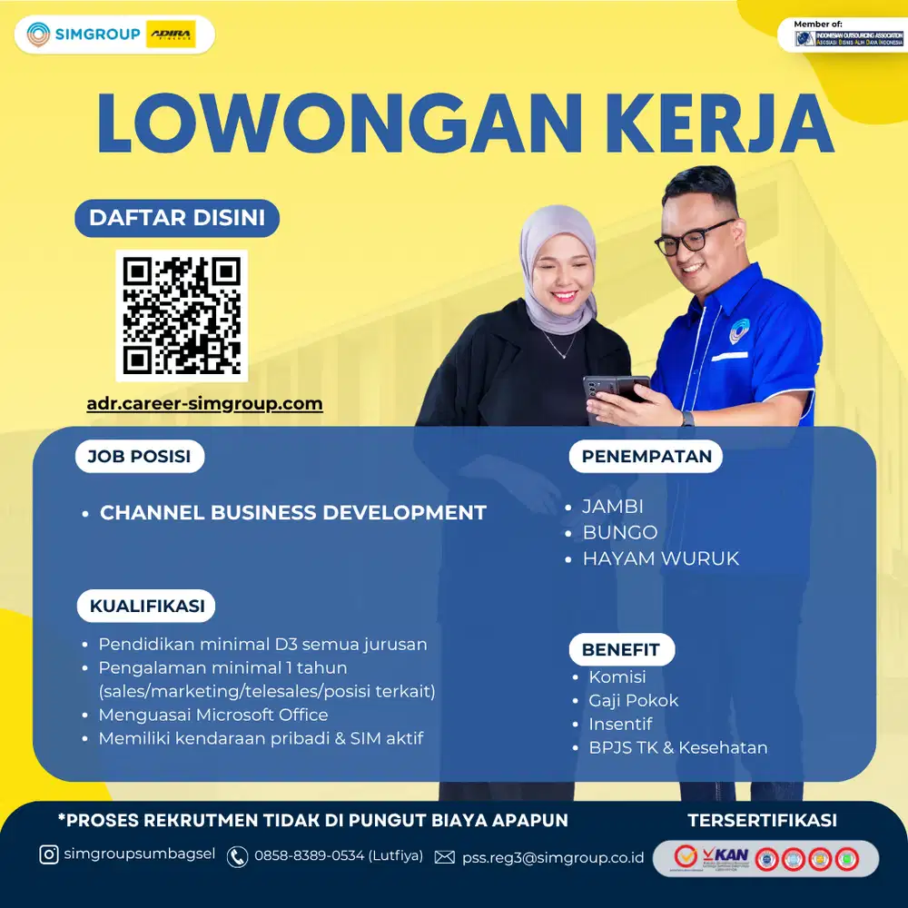 CHANNEL BUSINESS DEVELOPMENT AREA JAMBI