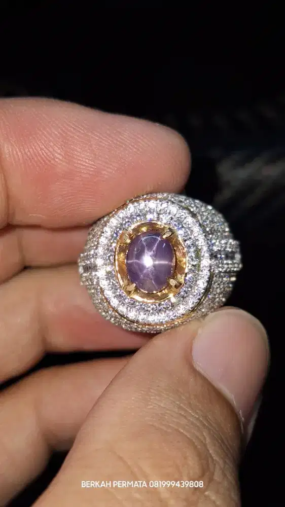 NATURAL PURPLE SAPPHIRE MIRAH KECUBUNG CEYLON