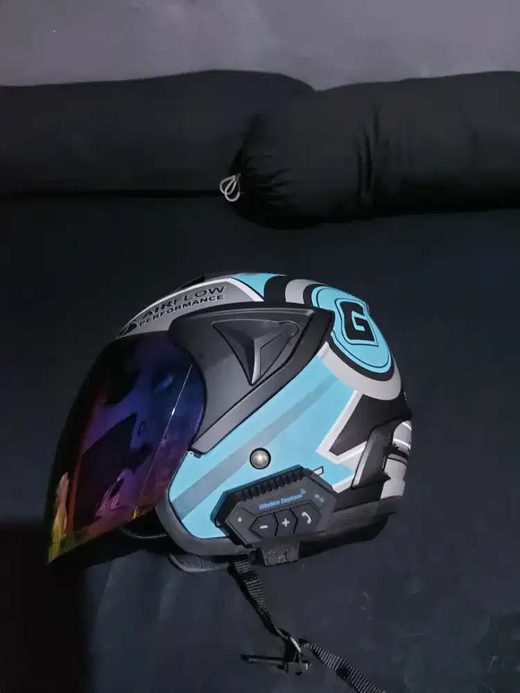 Helm ghm 200 udh pake intercom