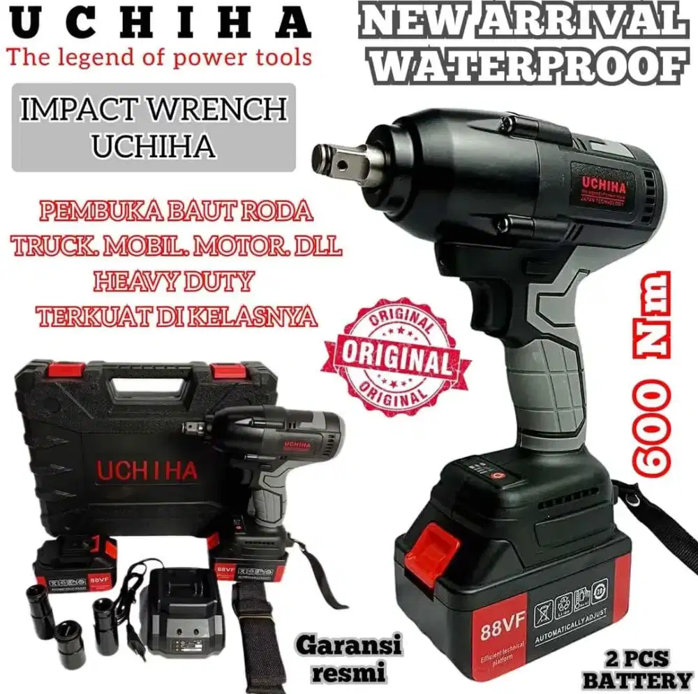 Mesin Impact Wrench Pembuka Baut Truck 88VfJumbo UCHIHAJapanTechnology