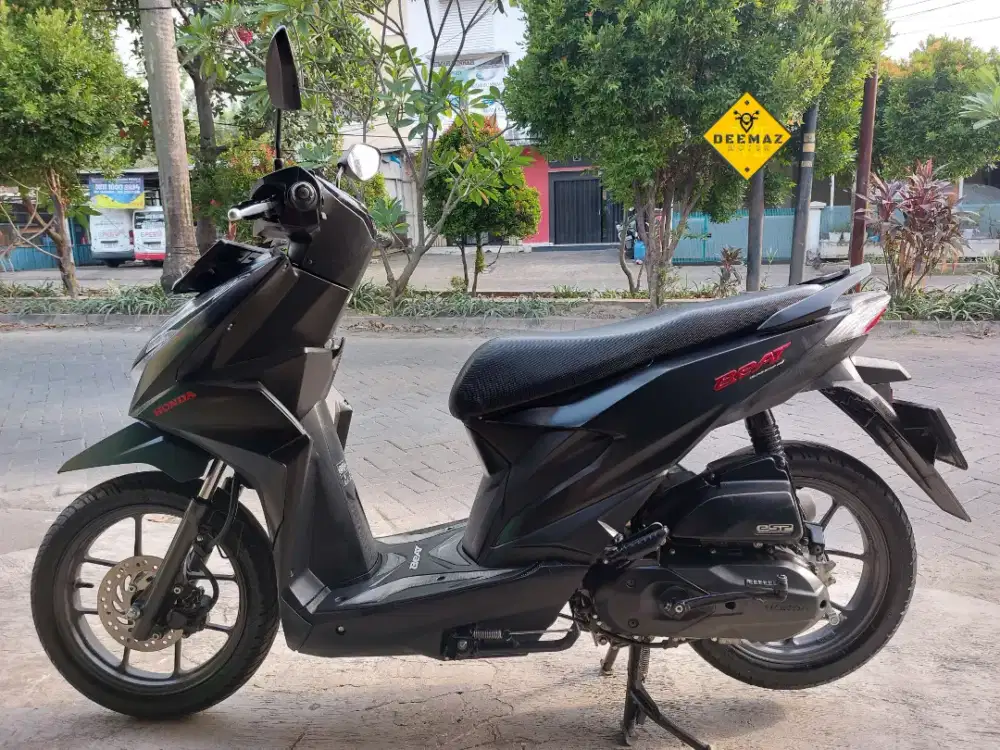 (DP 500 Rb)‼️ Honda Beat Deluxe CBS ISS Hitam 2023 Cash / Kredit