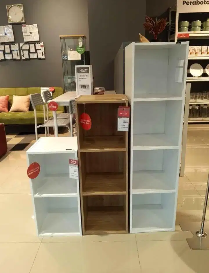 rak buku minimalis murah