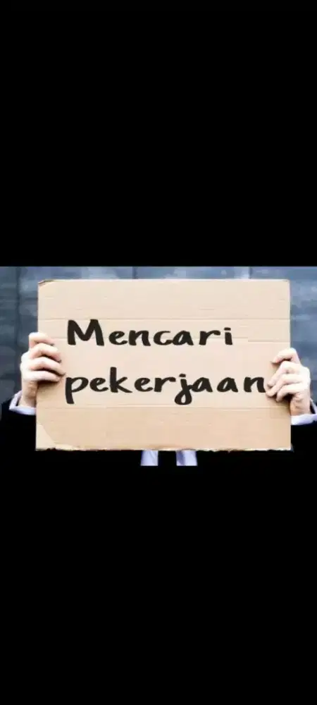 Saya sedang mencari pekerjaan apa saja yang penting halal wa/call