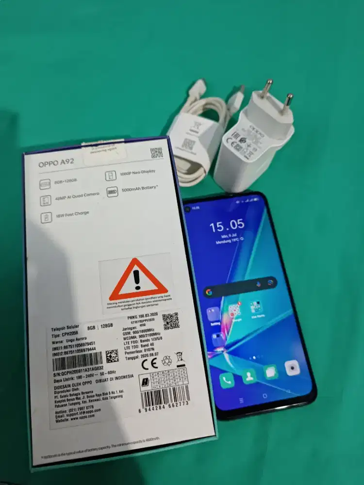 Oppo a92 ungu 8/128