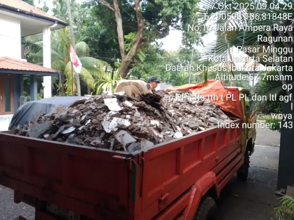 Jasa buang puing dan sampah